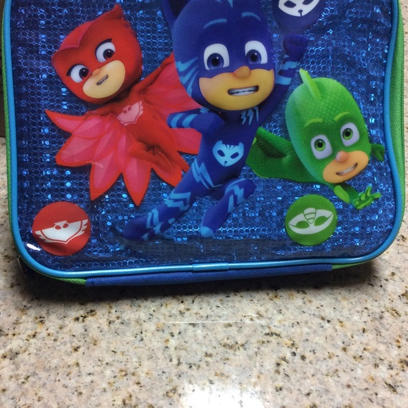 PJ Masks 2 Pc Used BackPack and lunchbox See pics - Picture 8 of 12